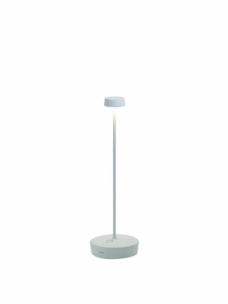 Lampada a led da tavolo Swap Pro Bianco ricaricabile e dimmerabile