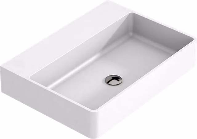 Lavabo da appoggio Solid Surface ALICANTE - bianco