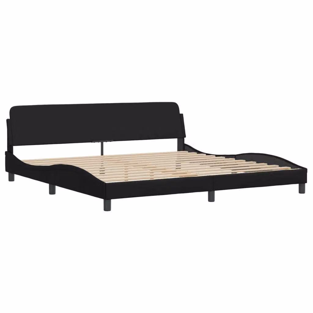 Giroletto Dover Nero 200x200 cm in Pelle finta