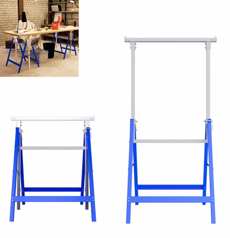 Solidchoice - Set per la costruzione di impalcature regolabili con 7 livelli di altezza