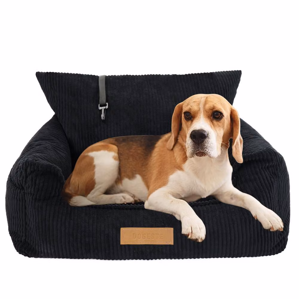 Dogeste seggiolino auto per cani XXL 2in1, cuccia per cani medi e grandi