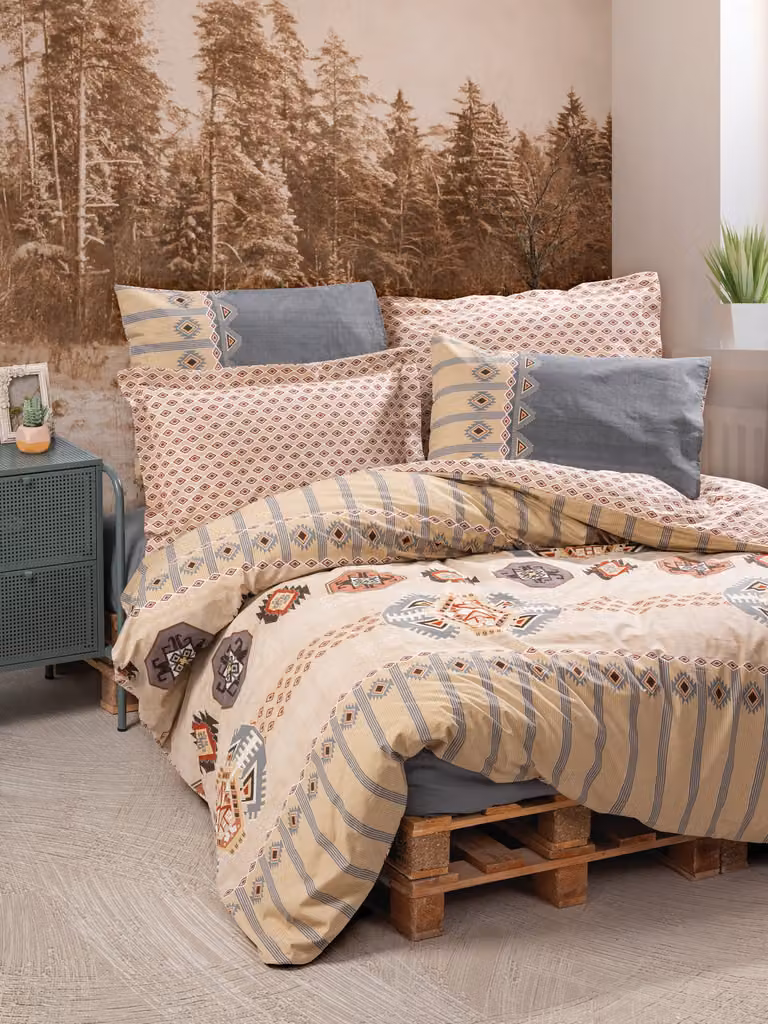 L'Essentiel Linge de Maison, Dakota- CTN4221, grigio, piumino, 100% cotone ranforce