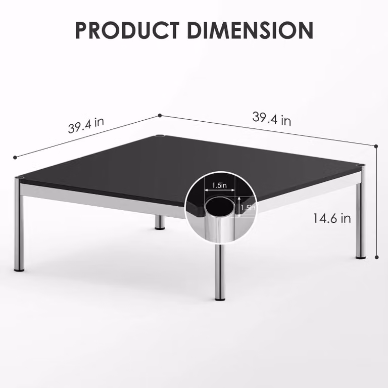 Tavolino rotondo moderno in legno e vetro – Elegante tavolino da caffè per il soggiorno o la camera da letto