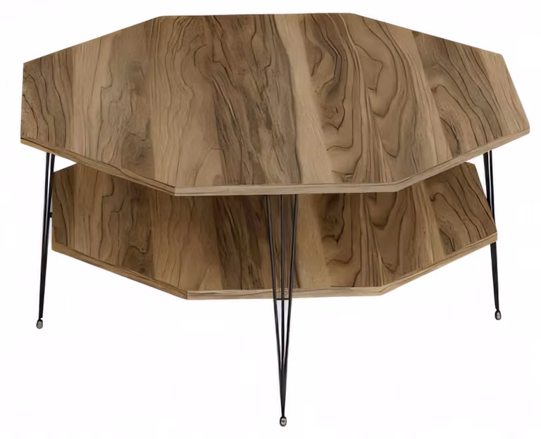 Moderner Couchtisch aus Holz in Braun