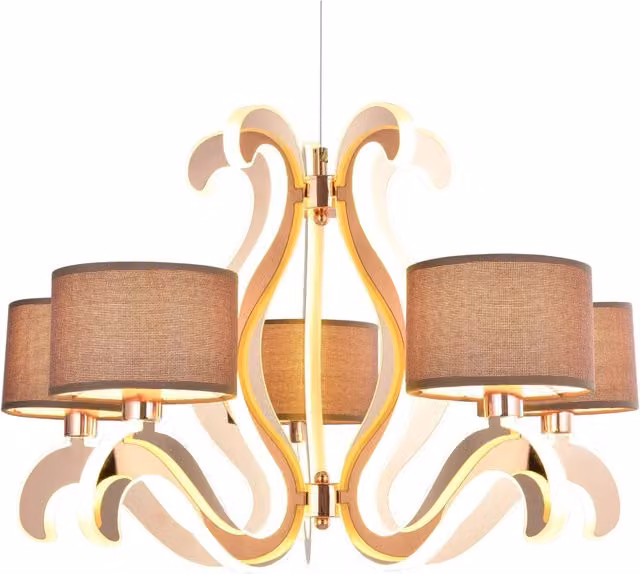 Lampadario Candellux Ambrosia 35-33918 LED E14 rame