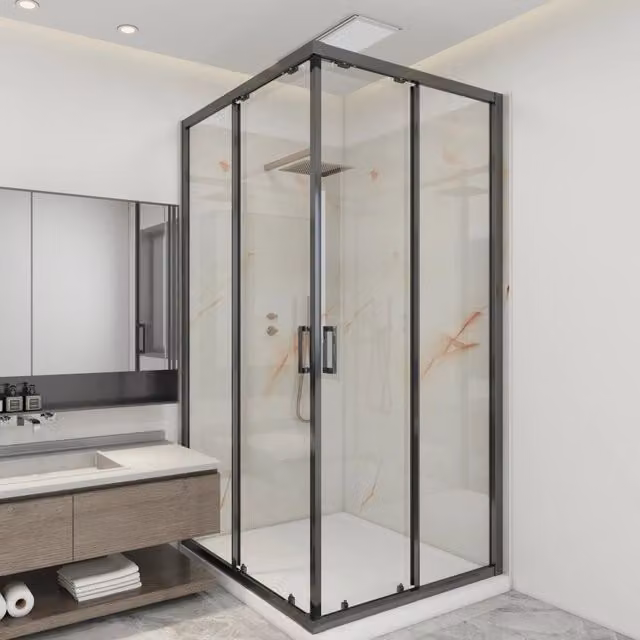 Set di 16 pannelli decorativi per parete Bladel di neu.haus in PVC con effetto marmo Jade Marble, colore verde e bianco, resistente all'umidità