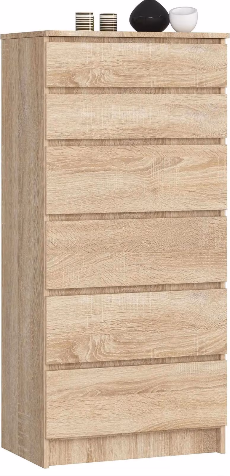 Komò K60 - Elegante Rovere Sonoma con 6 cassetti