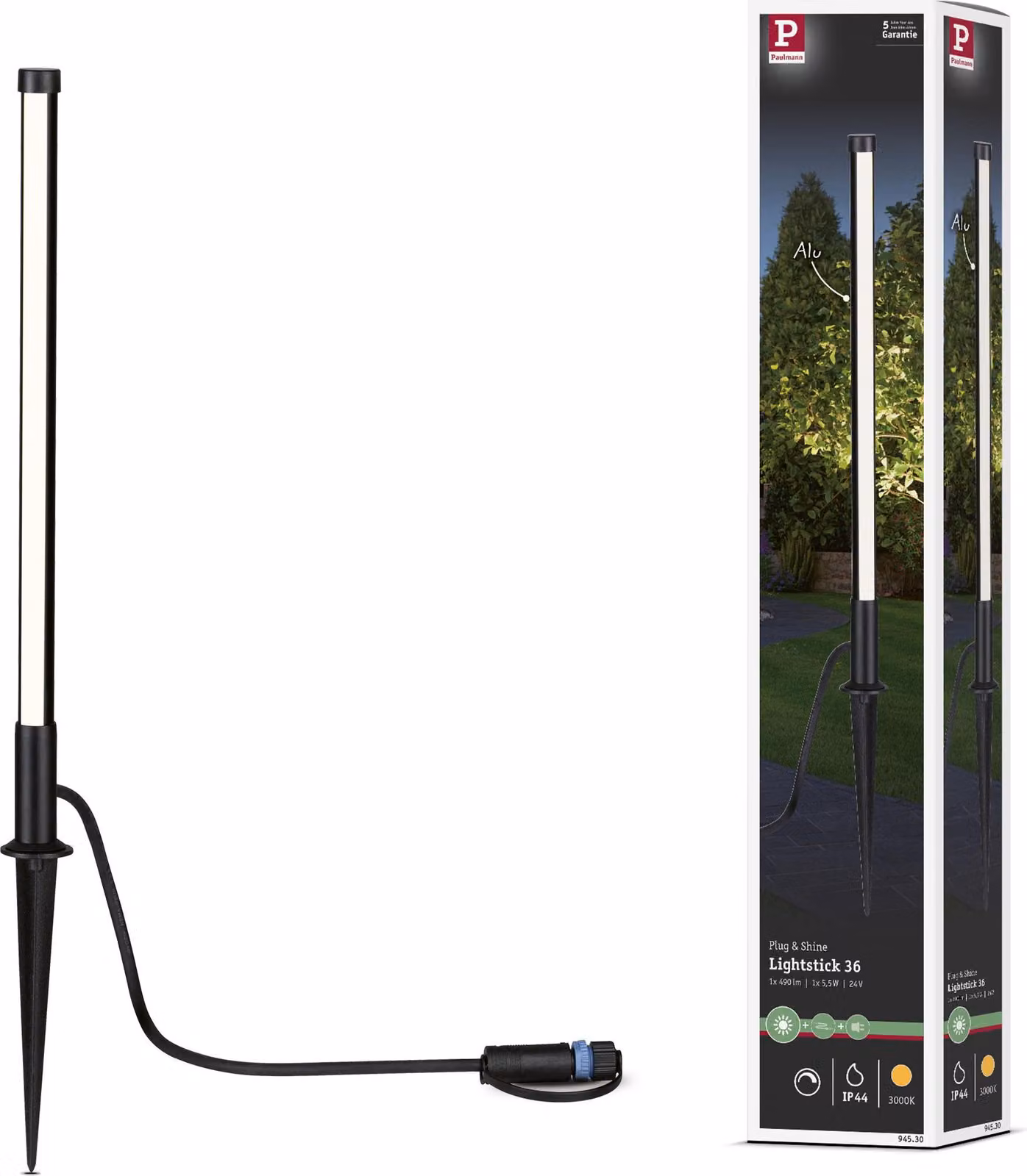 Paulmann Plug & Shine LED Dissuasore a luce singola Pin