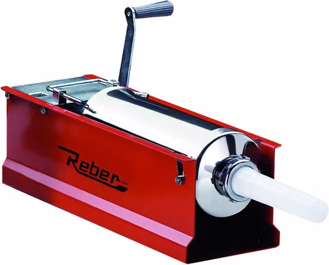 Insaccatrice Reber a 2 velocità da 5 kg argento e rosso – 1