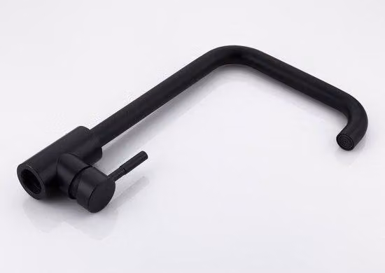 Miscelatore da cucina WEBO Royal - bocca alta 27 cm, nero