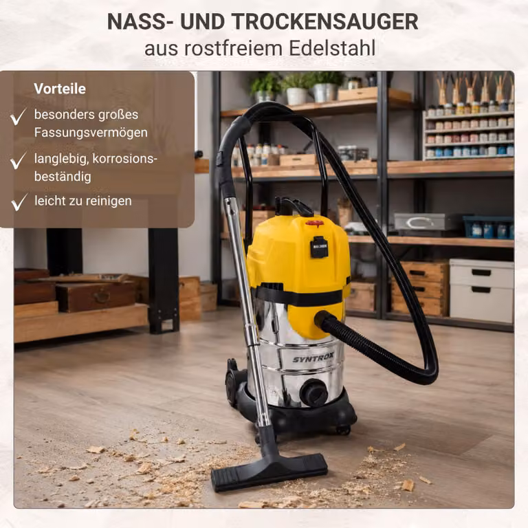 30 l Nass Trockensauger Cornixa | Nasssauger | Industriestaubsauger