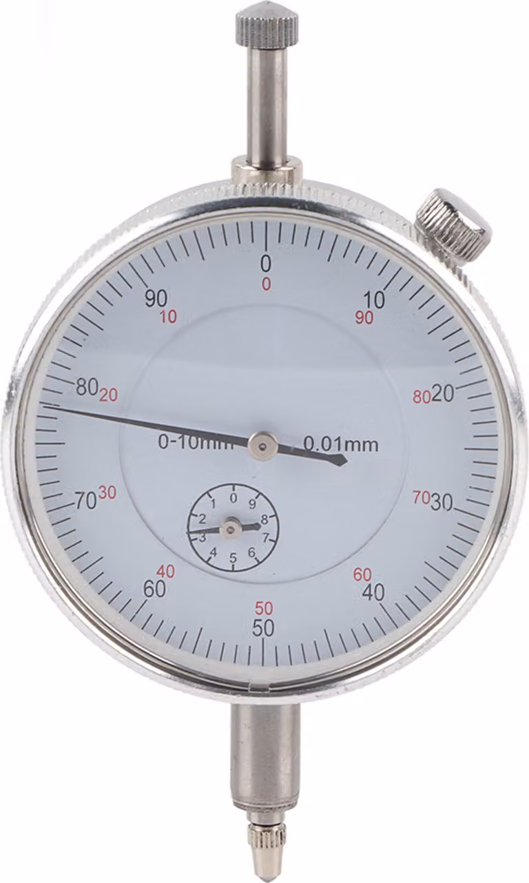 comparatore 0-10 mm, precisione 0,01 mm, dispositivo di misura, strumento di alta precisione