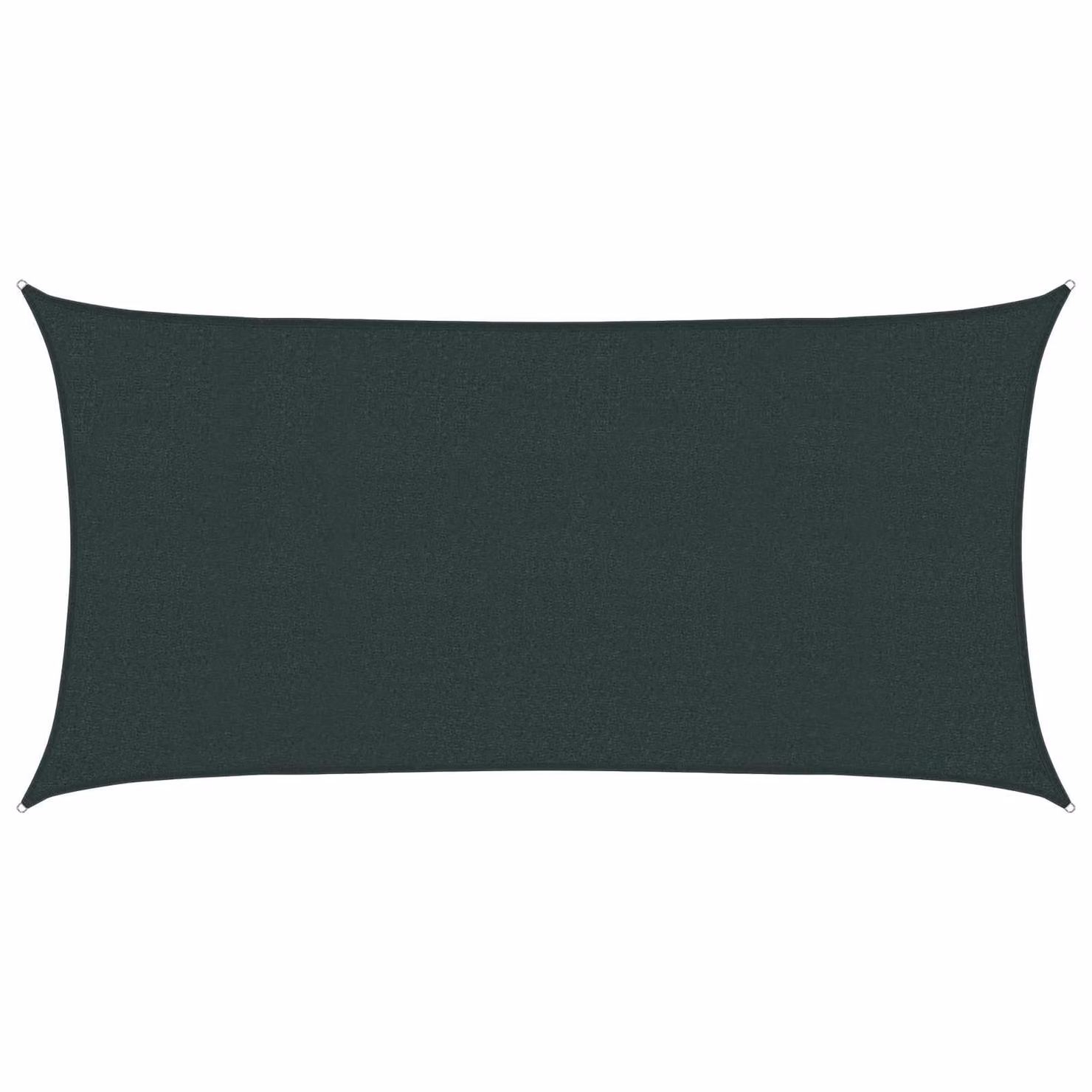Telo Ombra Rettangolare vidaXL in HDPE Verde Scuro 2 x 6 m