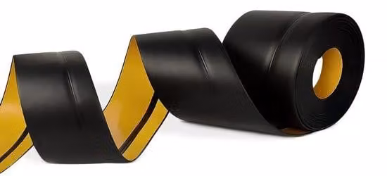 Battiscopa flessibile in PVC da 6 metri - Cucina e bagno - Resistente all'acqua - Autoadesivo - Morbido