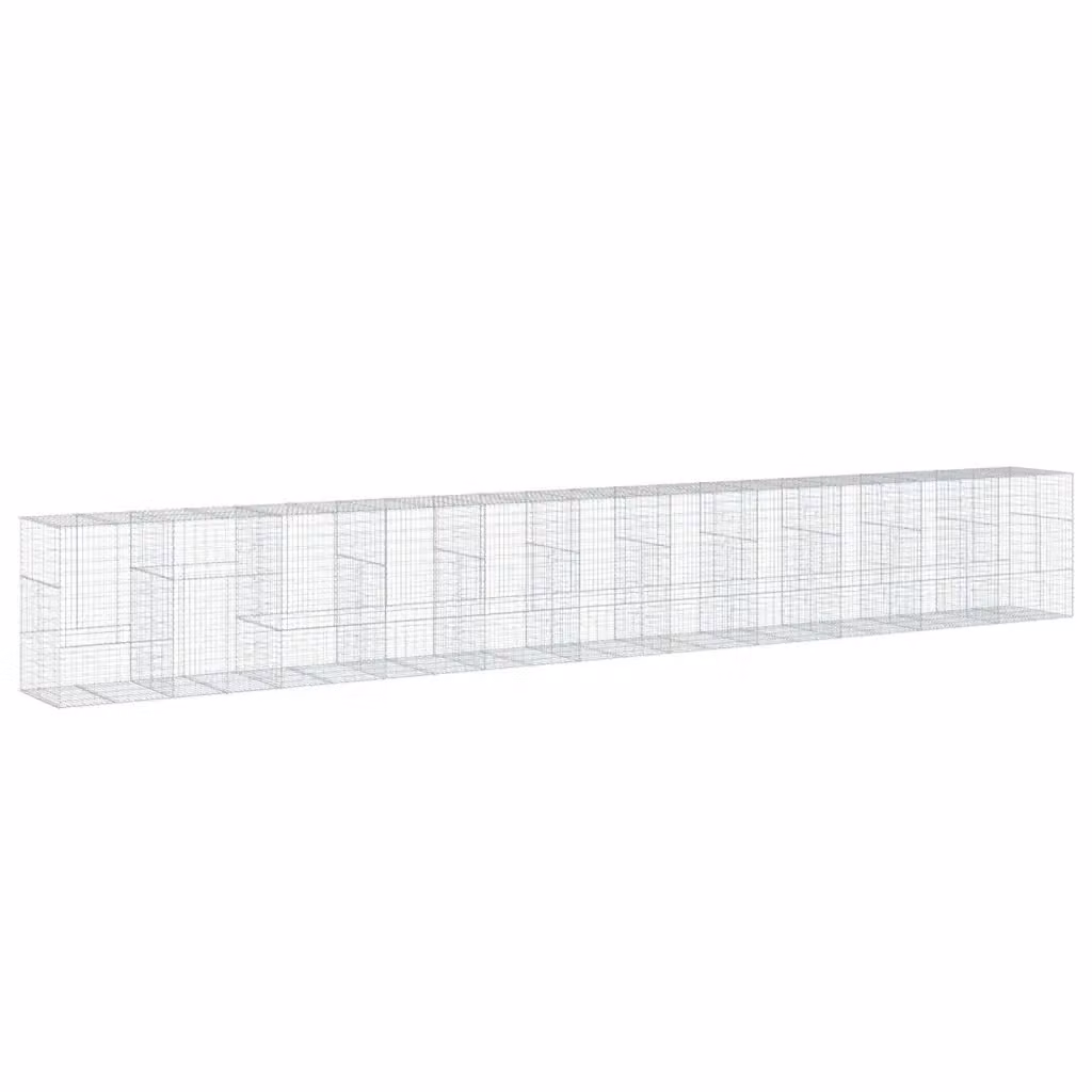Cesto Gabbione Videx in Acciaio Zincato Grigio L: 1100 cm, P: 100 cm, H: 150 cm – 2