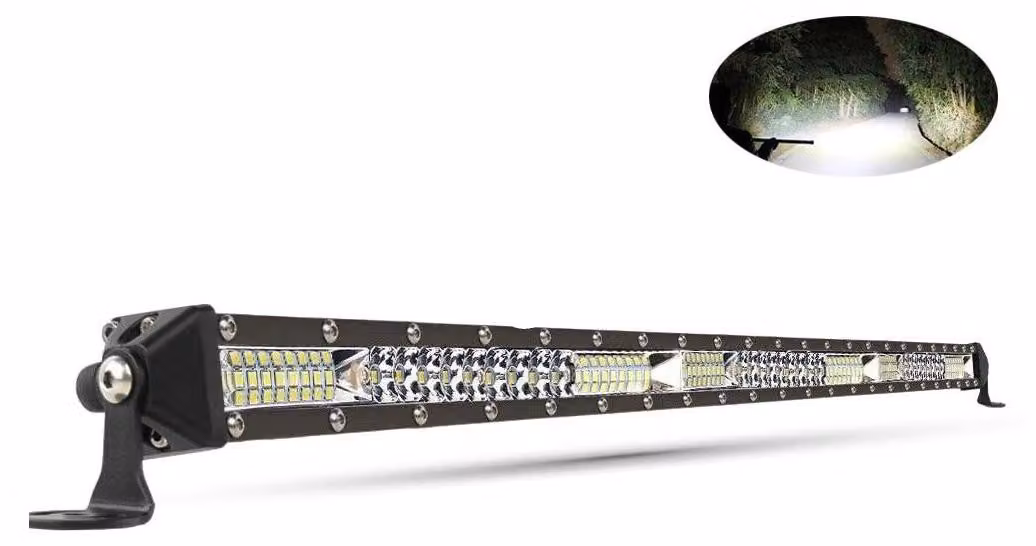 Barra luminosa a LED da 78 cm, 13.500 lm, 270 W, ultrasottile, 12–24 V, combinata (Combo) – luce diffusa e spot
