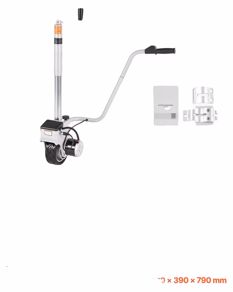Rimorchio Dolly, 2500 kg di capacità di traino, altezza regolabile, 5500 libbre