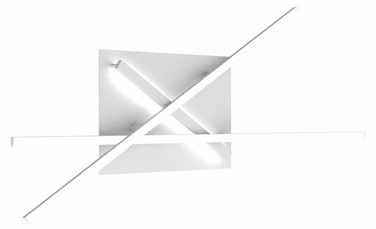 Applique Moderna Dna Alluminio Bianco Led 50W