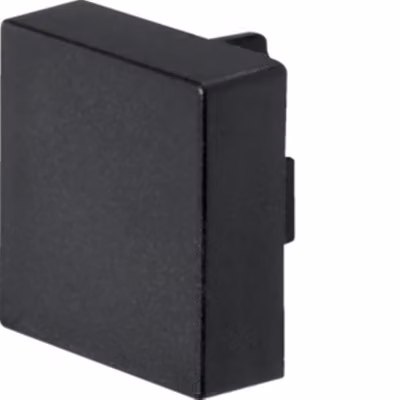 Set di 10 pezzi in PVC LF 15x15 mm, nero grafite