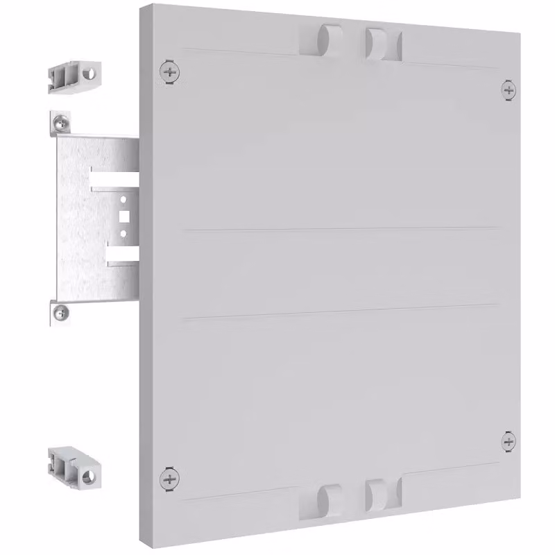 Modulo ABN piatto LxA: 250x300 mm Traversa di montaggio max, 2 sezionatori NH00 MF12309