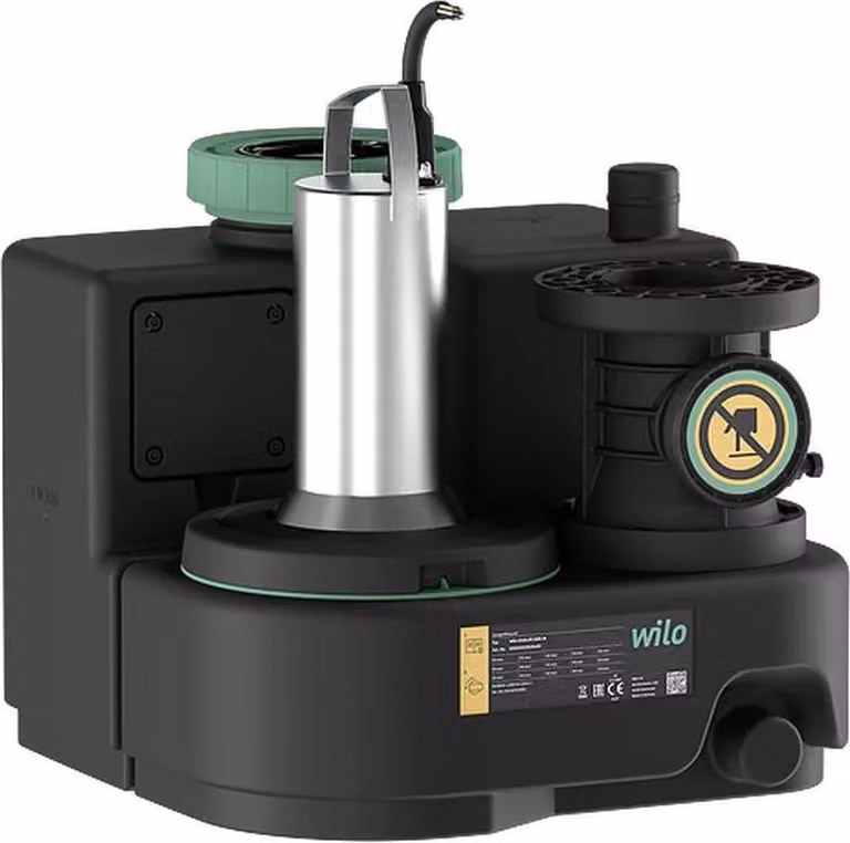 Wilo DrainLift Impianto di sollevamento acque reflue SANI-S.11/T540/1-CEE, 1 pz.