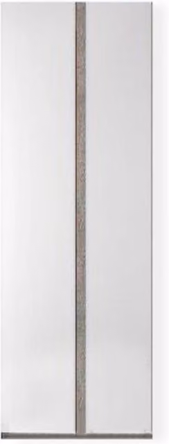 Cabina armadio angolare 2 ante Ettore 112x112x236 colore bianco frassinato