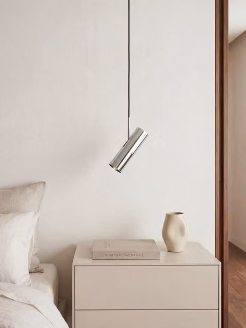 Lampadario Coph Kenay Home cromato regolabile in metallo per montaggio a soffitto