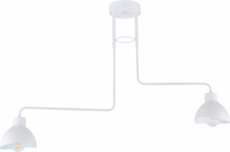 Lampada a sospensione Holi bianca 2xE27x15W in metallo, dimensioni: 60x93x14,5 cm, IP20, Sigma Lighting