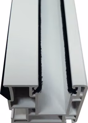 Barra di guida per tende a rullo bianca 42x42x1400 mm