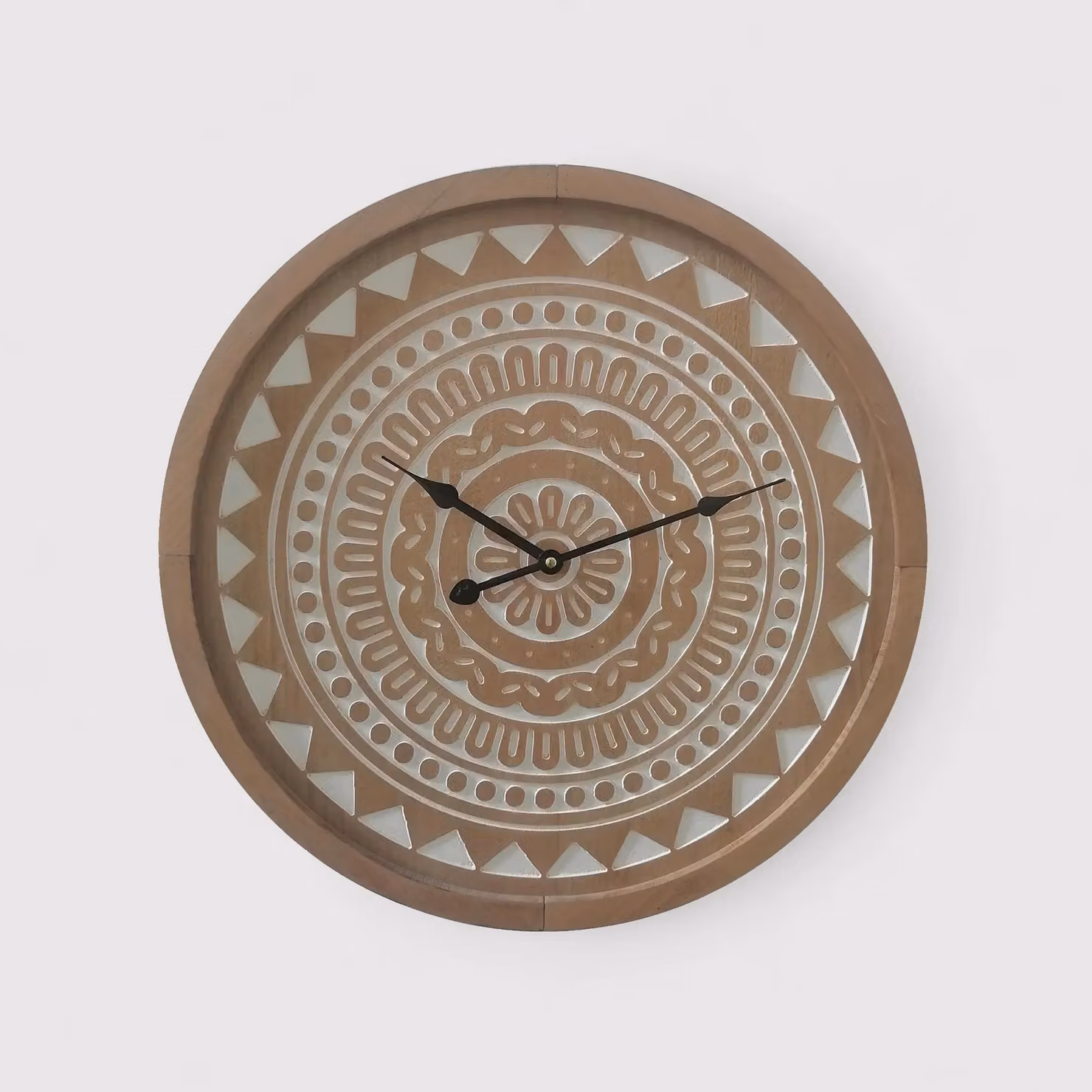 Rubus - Orologio marrone boho chic con decorazione a mandala