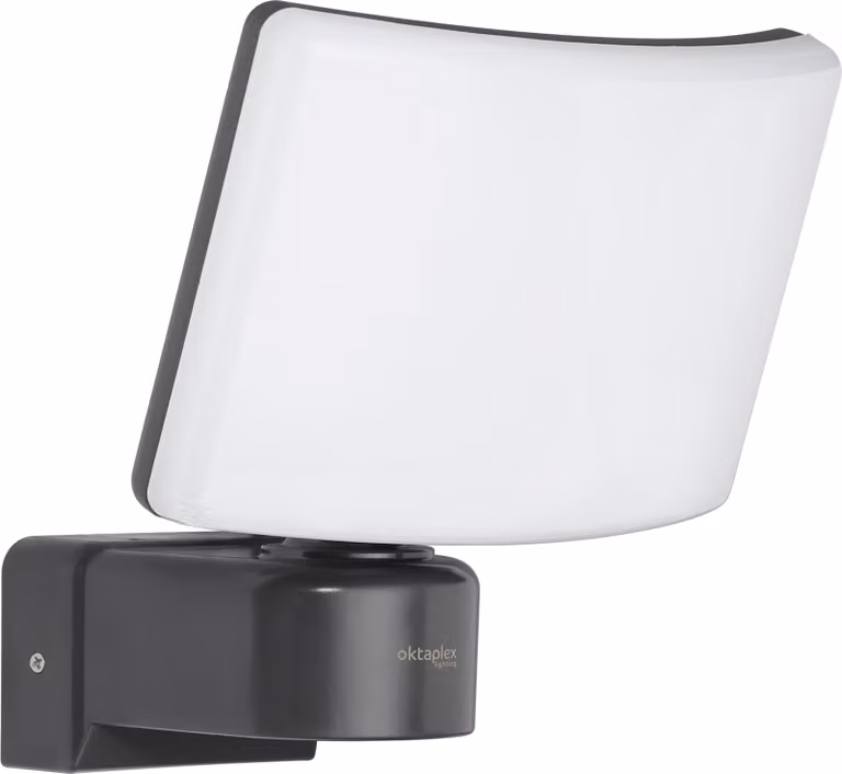 Oktaplex Cali Faretto LED bianco caldo 3000K 2200lm 30W luce da esterno IP65 luce da parete esterna antracite
