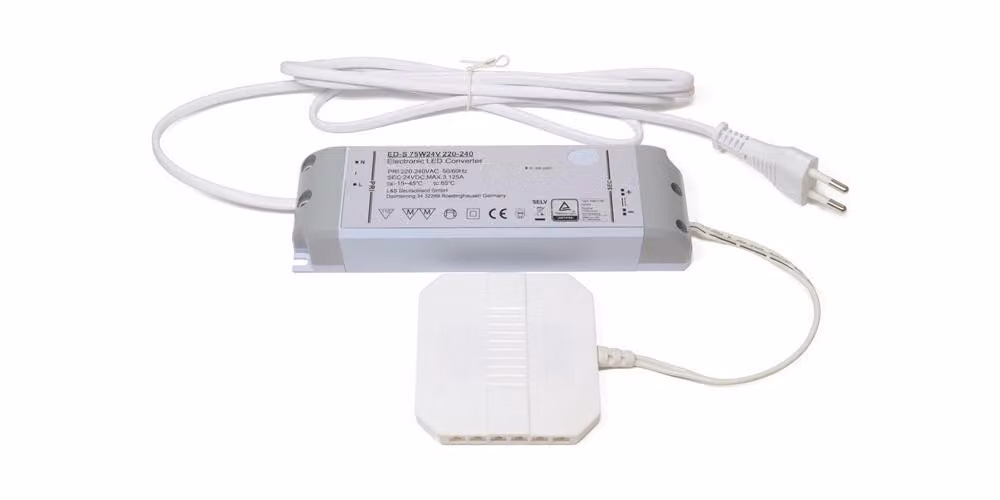 Convertitore LED L&S 230 V 24 V 75 W Distributore a 12 vie - 2000426