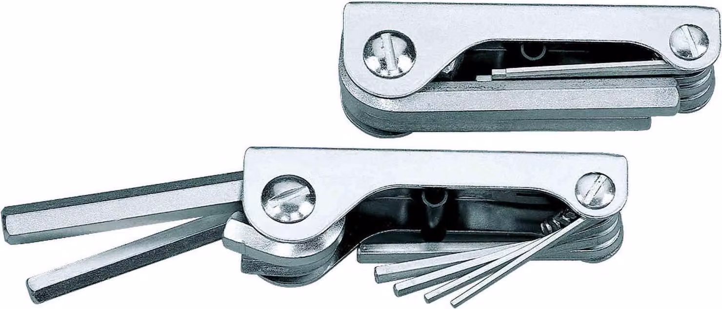 Set di chiavi esagonali Gedore a L in clip 9 pezzi 5/64-1/4AF SCL 42-90 A