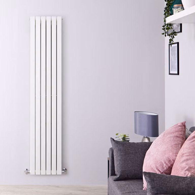 Radiatore Verticale Design Bianco 1140W - Alta Resa - Stile Moderno - Sloane