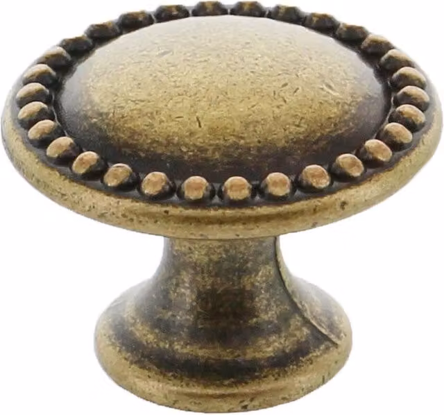 Set di 50 pomoli Zama Florence 24222 in ottone color bronzo spazzolato, diametro: 30 mm