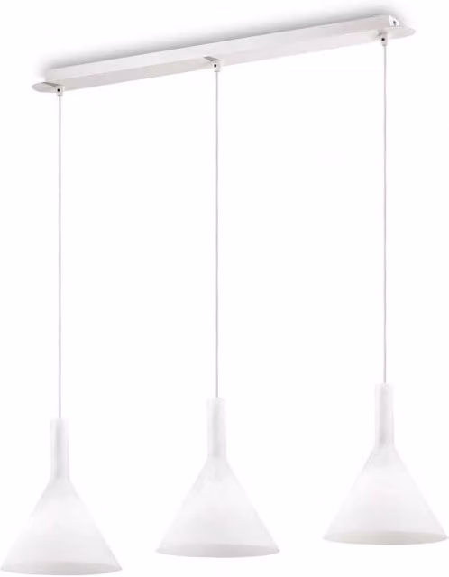 Lampada A Sospensione Cocktail Sp3 Bianco Ideal-Lux