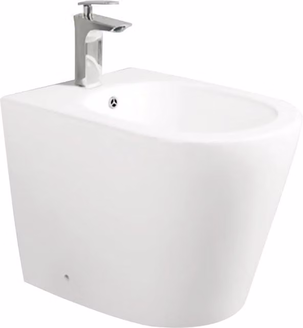 Bidet a pavimento bianco opaco YJ-1380FMW