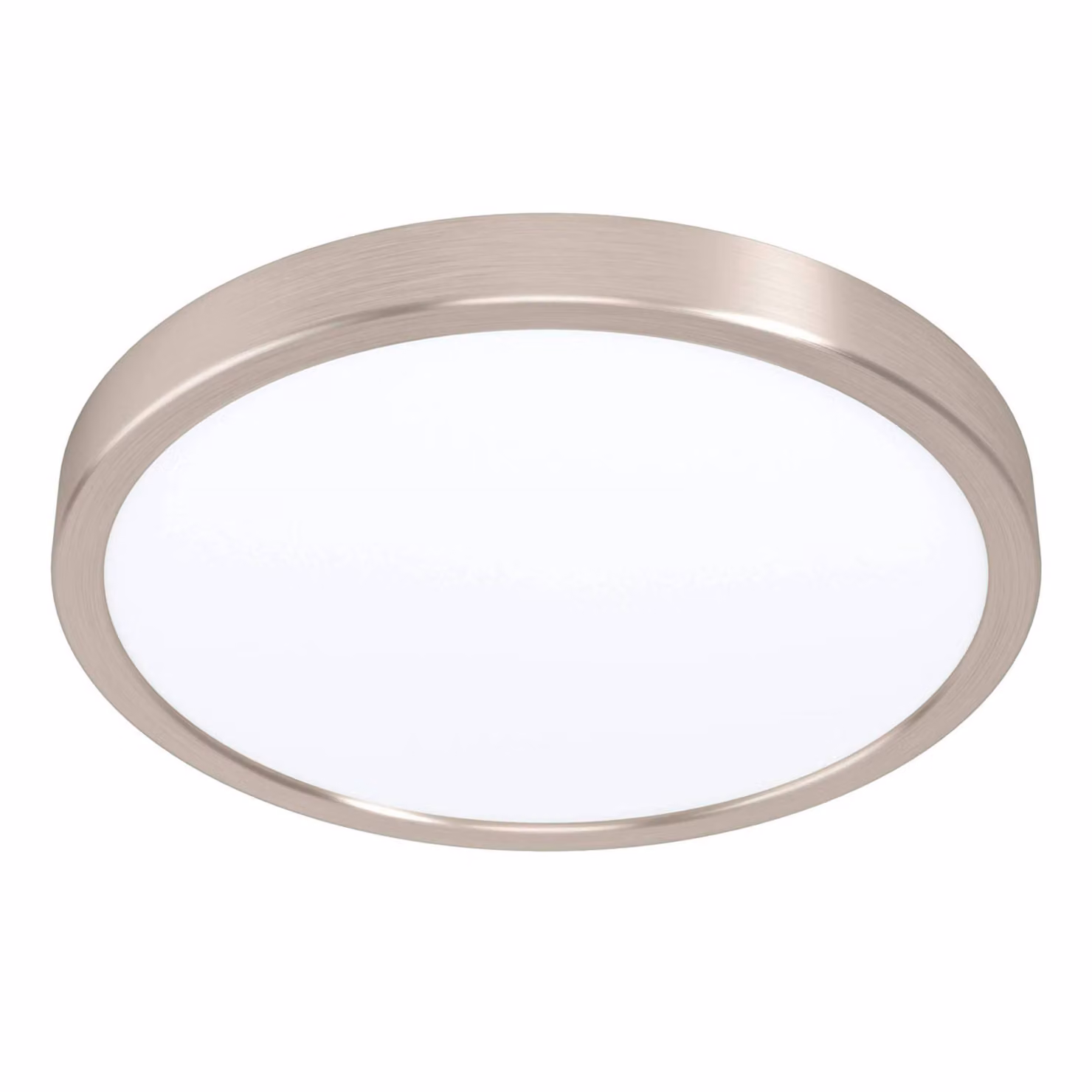 Eglo LED plafoniera a pannello Fueva 5 nichel opaco Ø29cm 20W 2500lm bianco neutro 4000K
