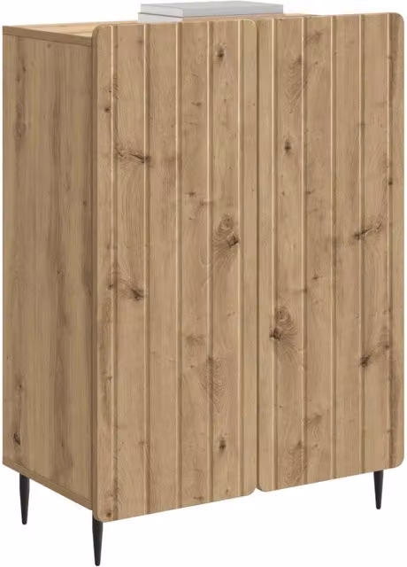 Credenza Buffet da pranzo in Rovere Artigianale Marrone L: 66 cm, P: 34,5 cm, H: 92 cm