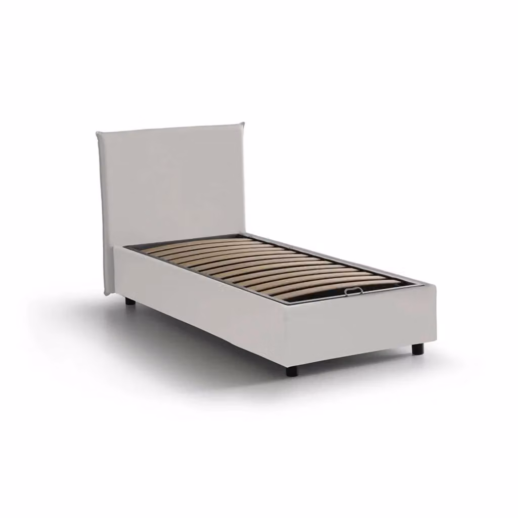 Letto Singolo Contenitore Artemisiai Talamo Italia Bianco L/P: 90 x 200 cm – 2