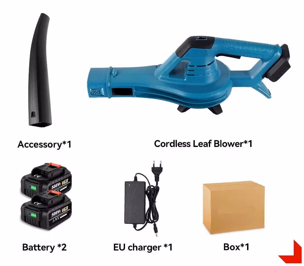 Soffiatore a lama - Aspiratore a lama - Turboventilatore - Attrezzi da giardino - Soffiante - 46000 giri al minuto - Elettrico