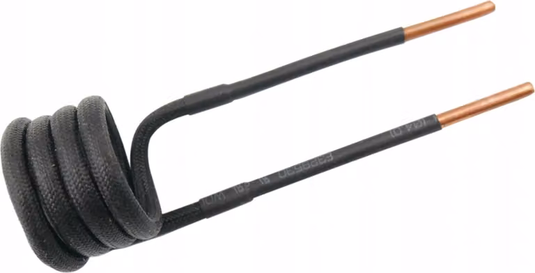 Bobina di induzione diritta Ø20 mm L100 mm Riscaldatore