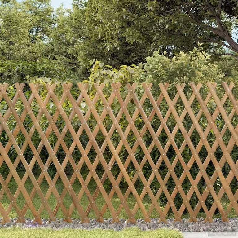 Maison Exclusive - Pannello divisorio espandibile per giardino, 2 pezzi, 100 x 105 cm, bambù, color beige chiaro
