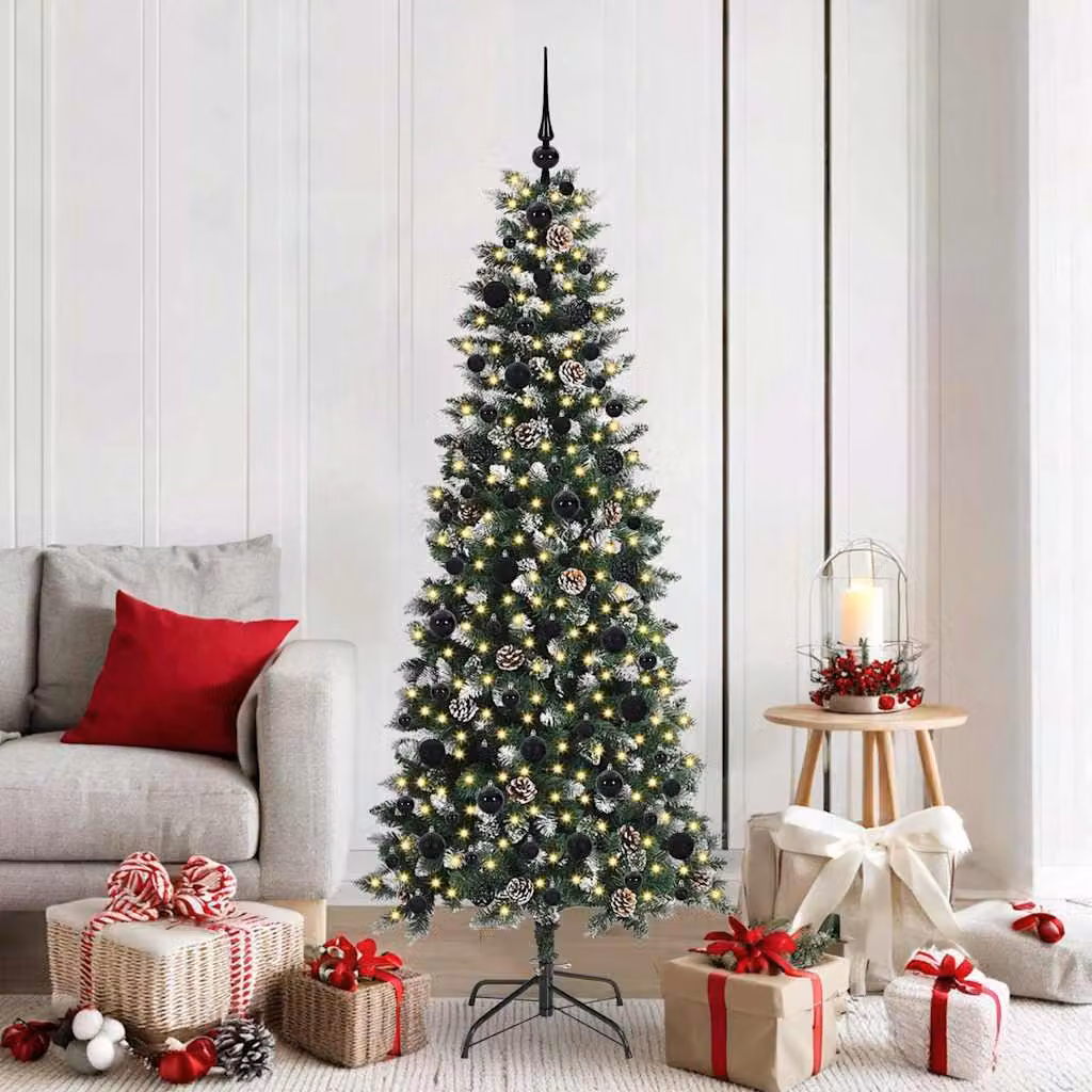 Maison Exclusive - Albero di Natale artificiale verde 180 cm PVC, plastica e acciaio
