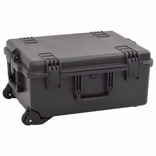 Valigetta da Volo Portatile vidaXL Nera Impermeabile con Inserti in Plastica L/P/H: 62,5 x 50 x 28,5 cm