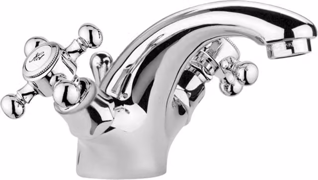 Lavabo monoblocco da appoggio PAFFO Serie VIOLA in ottone con finitura cromata argento