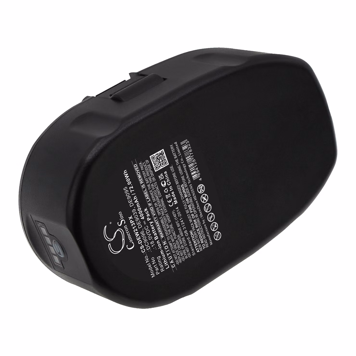 TECHTEK Batteria compatibile con [DeWalt] DC020, DC212, DC212B, DC212KA, DC212KB, DC212KZ, DC212N, DC213KB, DC330, DC330K, DC330KA, DC330N, DC380KA,