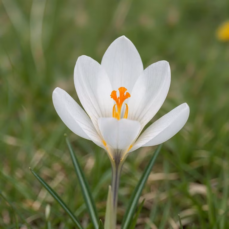 Colchicum album, un classico senza tempo - bulbi resistenti al freddo invernale - 3 bulbi - fioritura autunnale, perenne - piante autentiche provenienti dall'Olanda - adatte per giardino e prato (non semi, non artificiali)