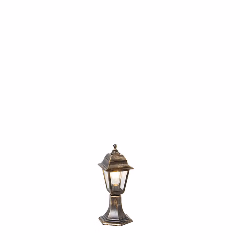 Asta da esterno classica dorata 44 cm IP44 Capitale