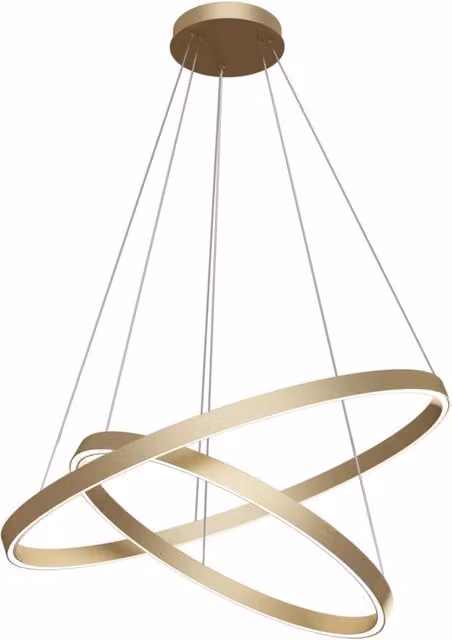 Maytoni Lampadario Moderno Rim 1 luce LED integrato ottone alluminio